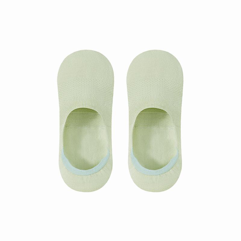 Invisible Socks, Anti-slip and Non-dropping, Thin Women's Shallow Socks, Mesh Breathable and Odor-resistant Short Socks, Cotton Socks