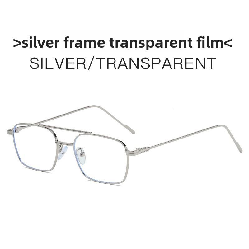 Metal Square Sunglasses With Uv400 Protection For Outdoor Activities And Fashion Style