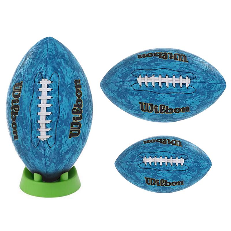 Mingea de Antrenament Rugby PU Gonflabilă Standard Fotbal American Fotbal Indoor Outdoor Pentru Adulți Copii Și Jucători Tineri Mărimea 3 6 9