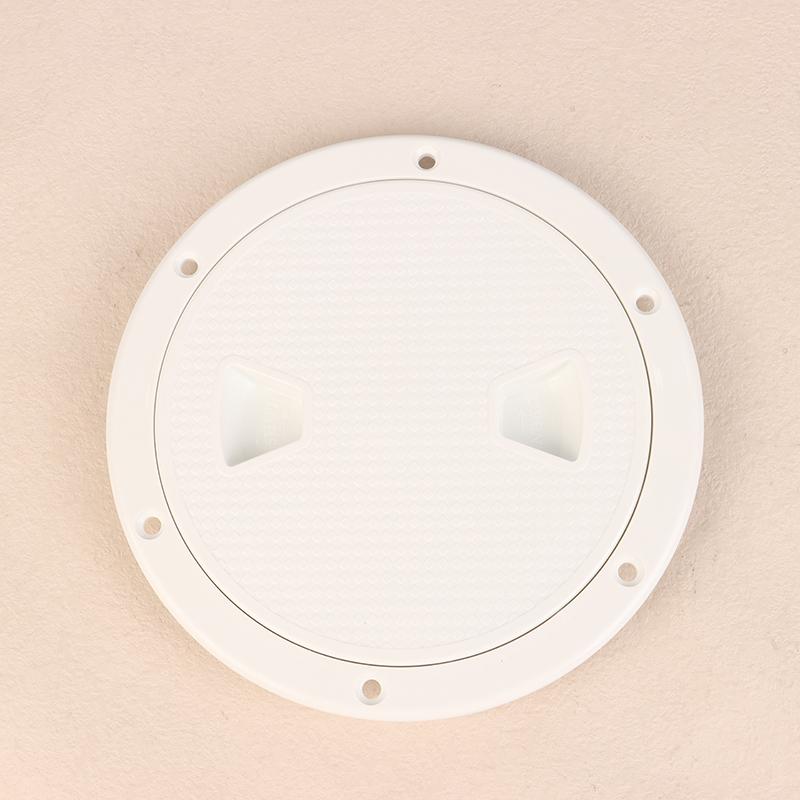 Capac rotund antiderapant pentru punte, 4/6/8 inch, pentru inspecția orificiilor de inspecție a trapei, pentru barca, pentru iahturi