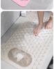 Non-Slip PVC Bathroom Mat with Suction Cups for Shower, Toilet, and Entrance
