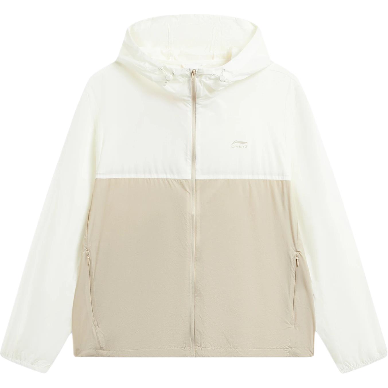 Li-Ning Sport Color Block Hooded Windbreaker Women outerwear AFDWB76-1 S
