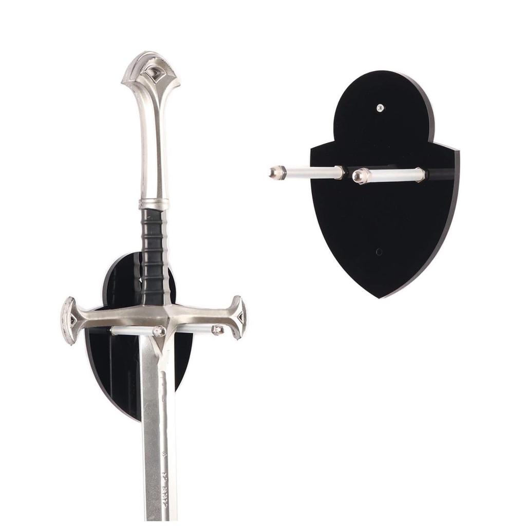 Stands, Acrylic Vertical Display Sword Rack Wall Mounted Sword Stand Decoration Holder for Game Rooms Offices Garages