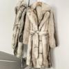 Long thickened high-end celebrity style environmentally friendly fox fur coat autumn and winter new imitation fur coat women's