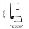 Windshield Wiper Tension Spring 1 Pair Wiper Pressure Spring Set Metal Arm Tension Spring Booster Easy To Install For SUV