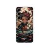 Phone Case - MANIACASE - Samsung Galaxy S25 Plus - Demon Slayer Tanjiro - Silicone TPU - Black