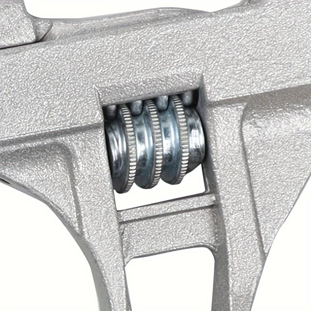 Multi Functional Bathroom Water Heating Wrench, Large Opening Aluminum Alloy Short Handle Adjustable Wrench, Water Pipe Faucet W