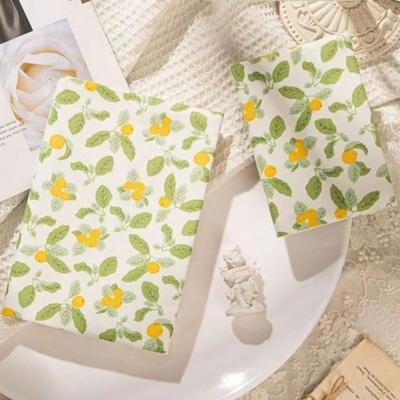 A5 A6 Orange Leaves Notebook Cover Planner Case Cover Protective Shell Journal Cover Guard Office Stationery Supplies