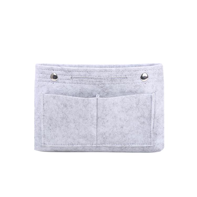Makeup Organizer Bag With Non Woven Fabric For Travel And Desktop Storage