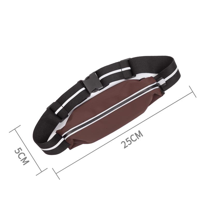 High-End Waterproof Lightweight Running Waist Bag - Elastic, Invisible Design for Fitness and Phone Storage