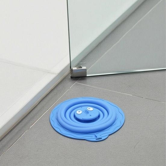 Spülbecken-Verstopfer Extra Groß Flexibles Silikon-Abflussabdeckung Geruchshemmend Insektensicher Cartoon-Design Schnelle Entwässerung Spülbecken-Abflussreiniger