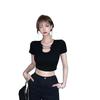 High Waist Cropped Summer Top - Sweet & Spicy Style for Women