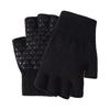Warm Half Finger Gloves Non-slip Skiing Gloves New Driving Mittens  Unisex