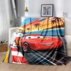 1pc Car Adventure Flannel Blanket Soft Warm Throw Blanket for Bedroom Living Room Bed Travel Camping Picnic Gift. M730024