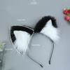 Plush Cats Ears Headbands Anime Costume Headwear Lovely Animal Ear Hair Hoop for Parties Weddings Cosplay