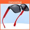 Óculos de Sol Quadrados para Crianças Com Lentes Polarizadas Tac Para Esportes ao Ar Livre e Moda