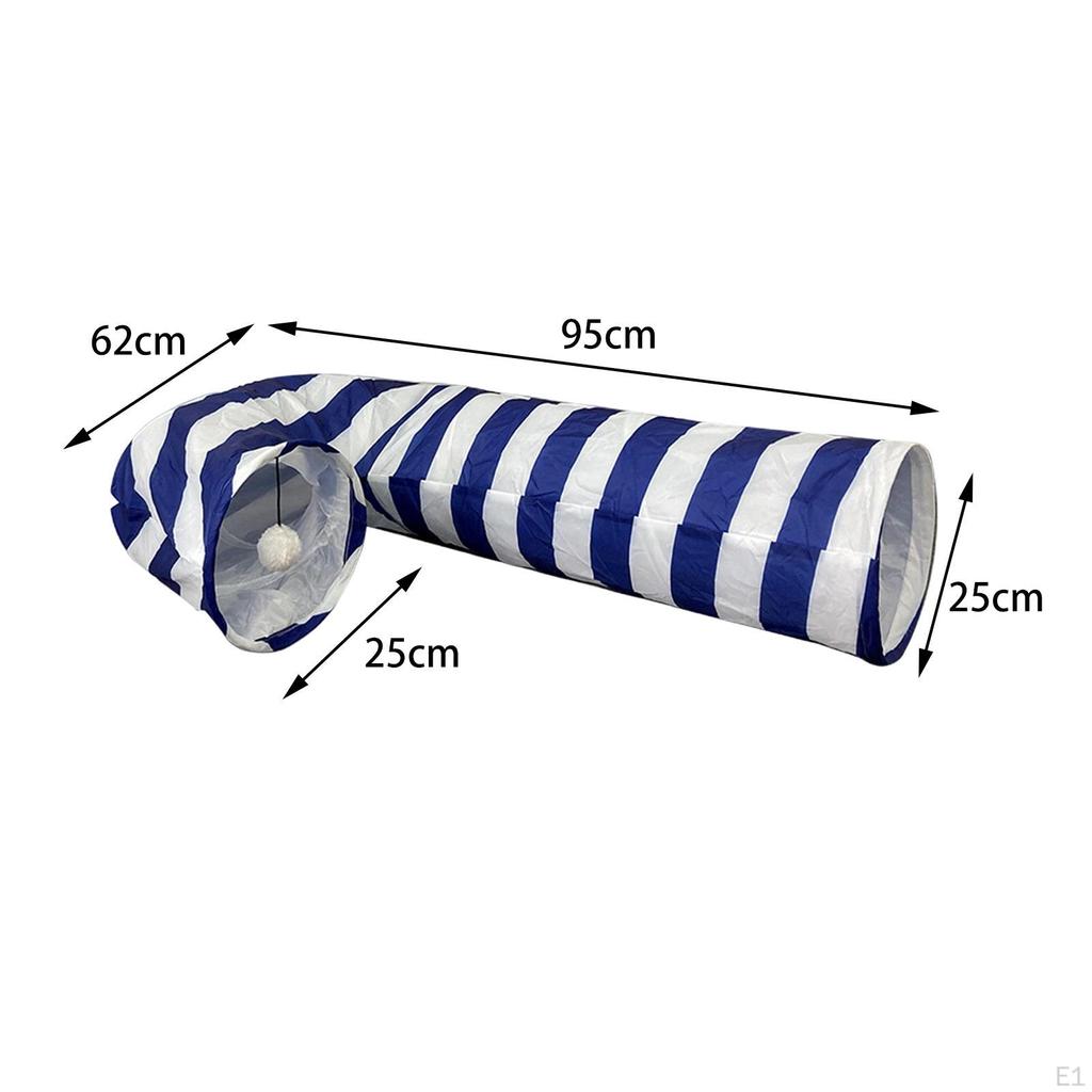 Collapsible Cat Tunnel Ball Cage Toys Hideaway for Small Animals Squirrel Gerbil Rat