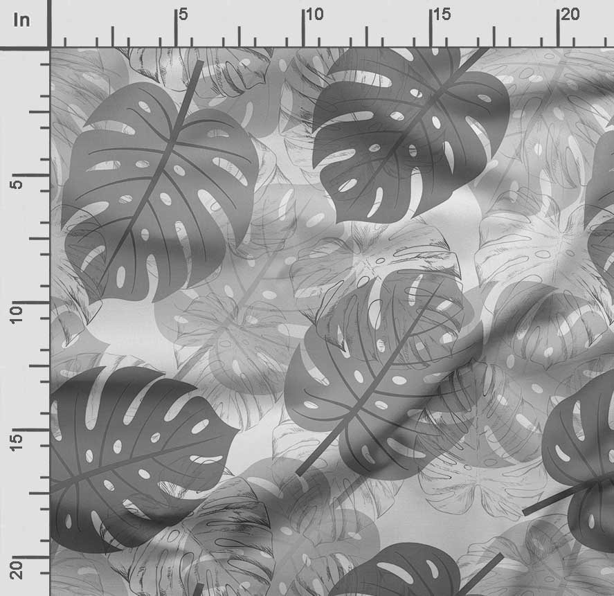 Soimoi Imprimare cu frunze, bumbac Cambric, țesătură de matlasare vândută pe oarde 42 inch lățime, țesătură de bumbac de greutate medie,