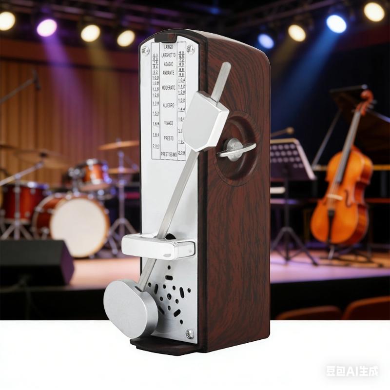 Standard Guitar Metronome Online Mechanical Rhythm Pendulum Metronome for Guitar Bass Piano Violin Musical Instruments
