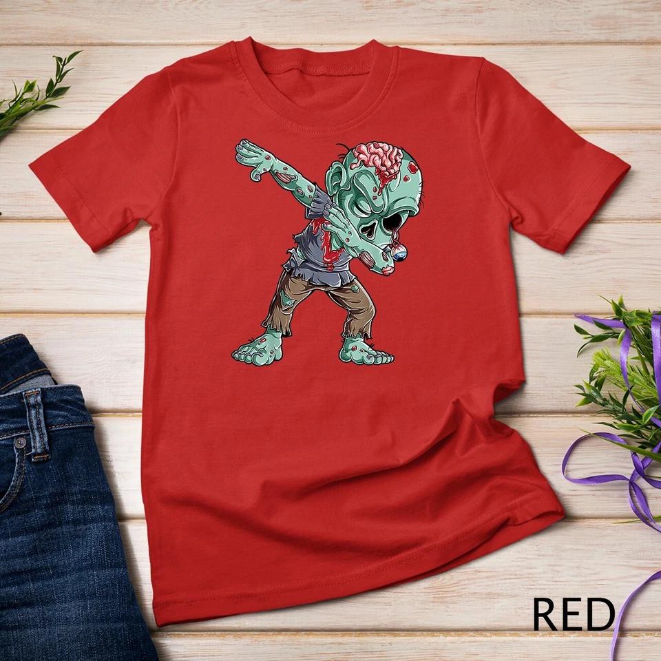 Dabbing Zombie T shirt Halloween Boys Kids Dab Funny Zombies Unisex T-shirt 9 M