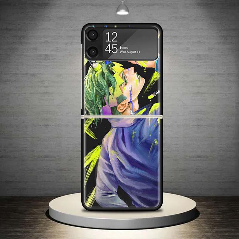 JoJo Adventure Rohan Kishibe Phone Case For Samsung Galaxy Z Flip 7 6 5 4 3 5G Shockproof Cover Z Flip7 Flip6 ZFlip5 Flip3 Flip4