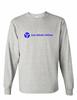 Asia Atlantic Airlines Blue Logo Thailand Thai Gray Long Sleeve T-Shirt