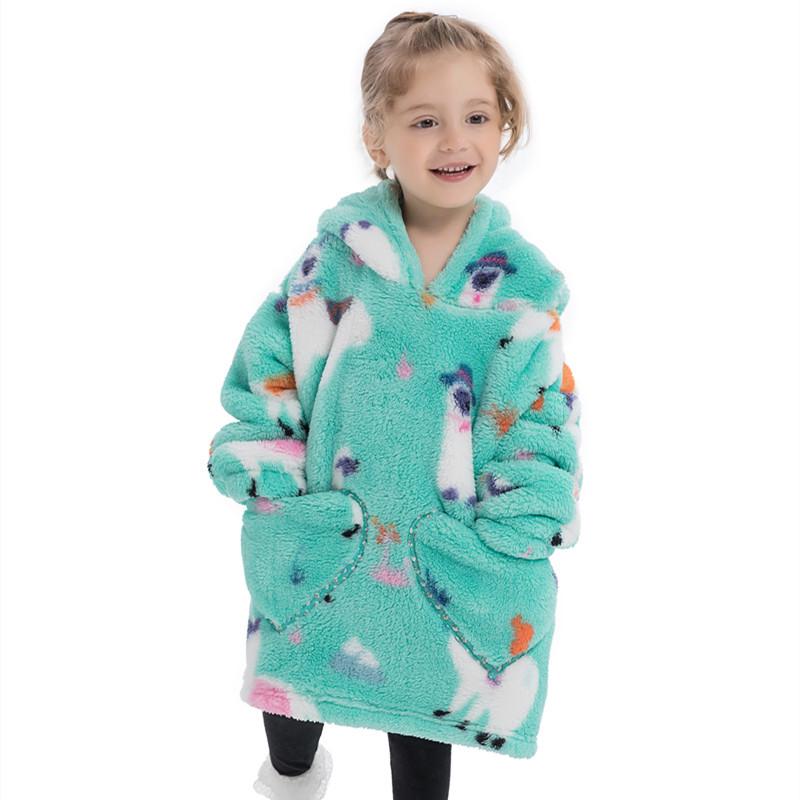 Herbst/Winter Übergröße Kapuzen-Decke - Unisex, Warm, Lockere Passform für Paare