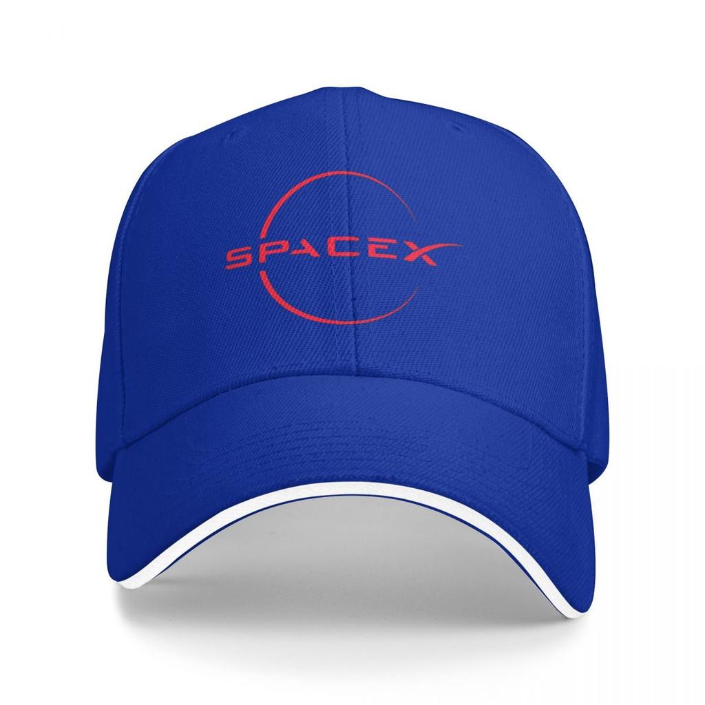 Spacex Spacex Logo Baseballkappen Snapback Baseballmützen Atmungsaktiv Lässig Kappe Outdoor Unisex