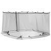 Moskitonetz für Pavillon 220 Maschen Schwarz 3,6 x 3,6 x 2 m