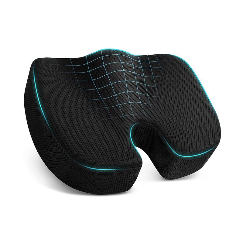 

Breathable Memory Foam Lumbar Support Cushion for Office, Car, or Student Chair Hip Cushion