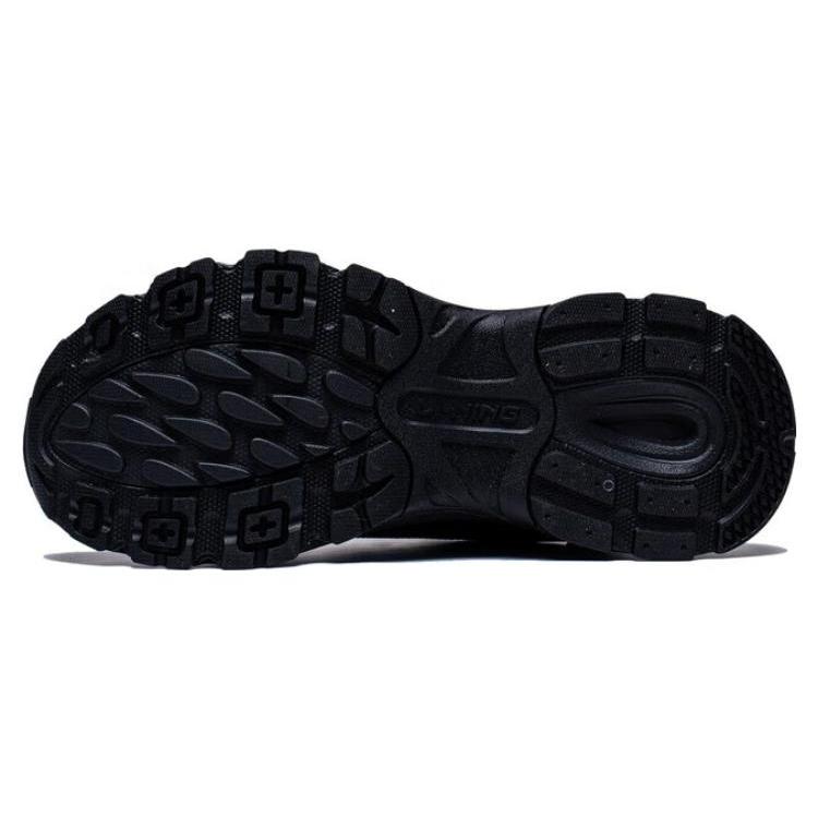 Li Ning Aurora 2K Comfortable Cushioning, Wear Resistant Low top Casual Shoes Women's Black AGCT108-2