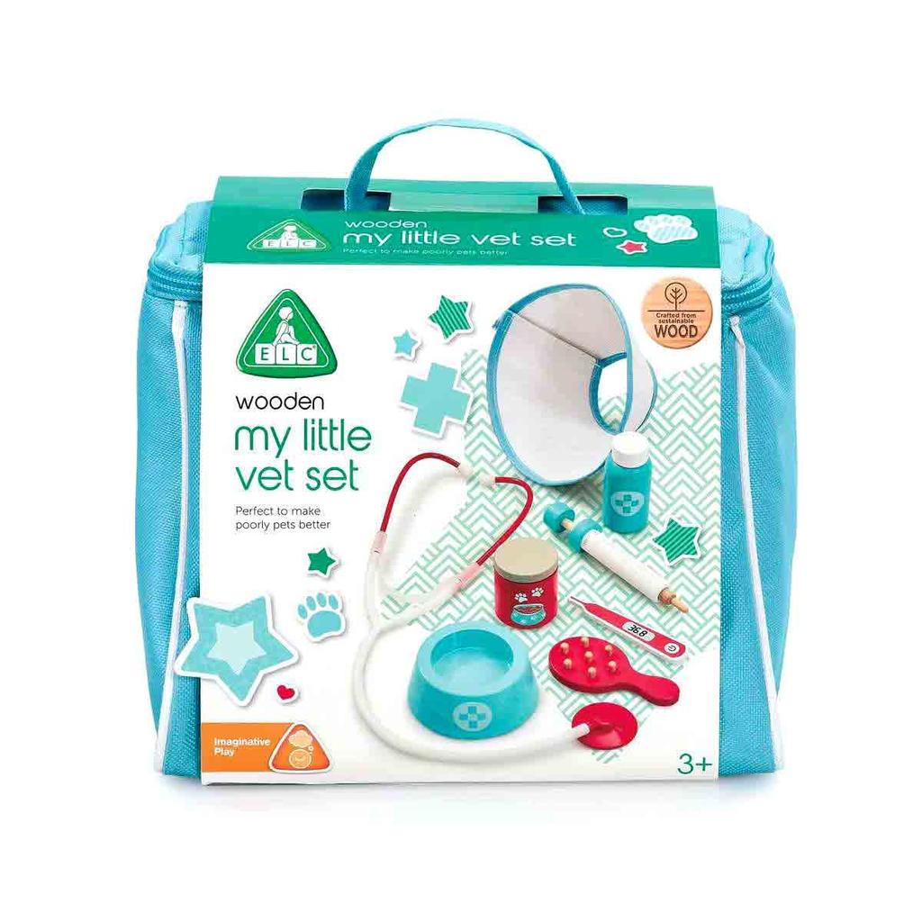 Early Learning Center Early Learning Center Wooden Pretend Play Animal Doctor Veterinarian Animal Hospital 200208 Genuine Product