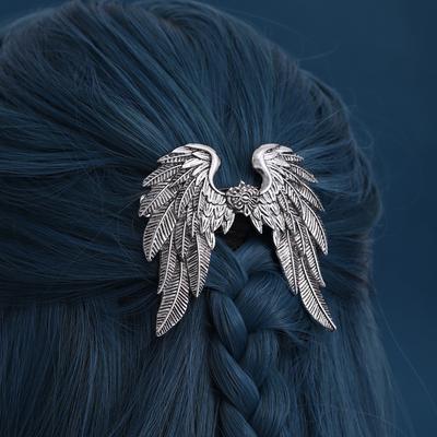 Retro Viking Wing Hair Clip Trendy Personalized Versatile Hair Accessory Party Decorative Headwear