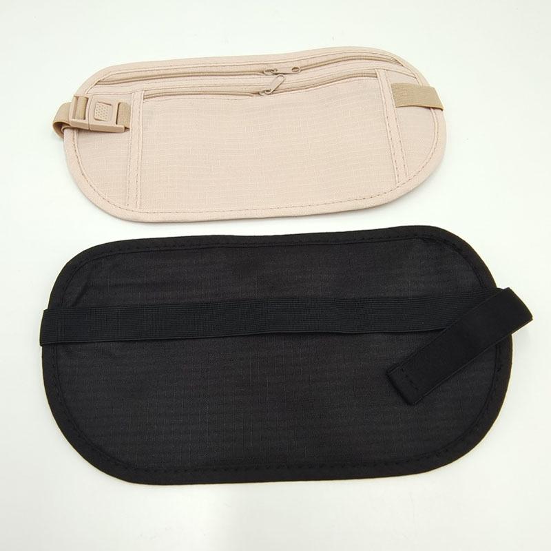 Discreet Anti-Theft Fanny Pack for Travel & Sports - Unisex Passport and Wallet Holder with Custom Logo