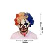 Colorful Hair Clown Costume Mask Toothy Tongue Out Ghost Festive Mask  Festive Celebration