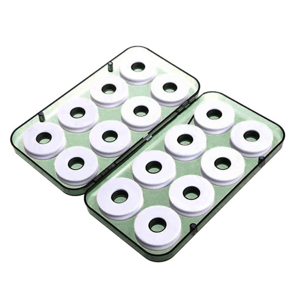 8/16pcs Fishing Tackle Foam Spools Line Box Winding Board Shaft Lure Hook Rig Bait Storage Case Pesca Accessories