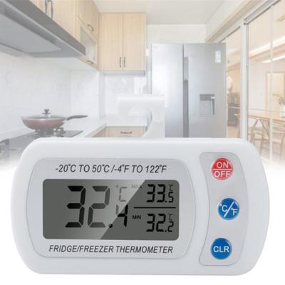 Digital LCD Refrigerator Temperature Measuring W/Hook Meter Freezer Thermometer