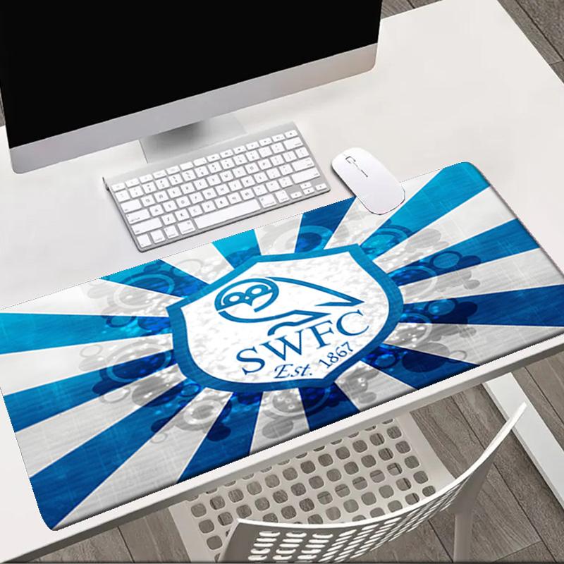 Blue Sheffield With Owl Mouse Pad Office Desk Mat, Gaming Mouse Pad Mousepad, Keyboard pad,Heavy-Duty Non-Slip Rubber Backing, Gift