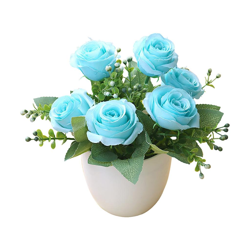 Simulation Green Plant Potted Ornaments Plant Combination Indoor Desktop Ornaments Simulation Artificial Flower Plant Bonsai