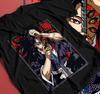 Kokushibo Demon Slayer T-Shirt,Kimetsu No Yaiba,Anime,Manga,Nezuko,Tanjiro Anime Summer Men's and Women's Breathable T-shirt Top