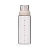 CB JAPAN Dressing Bottle 250ml, Heat-Resistant Glass, Drip-Free, Dishwasher Safe, with Measurement M