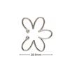 1PC Trendy Creative Hollow Flower Ear Cuff Exaggerated Fake Pierced Earring Ear Bone Clip for Women Girls Aesthetic Jewelry Gift