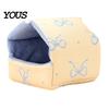 Thickened Warming Bed for Hamsters Warm Plush Hamster Bed, Winter Small Animal Hideout, Cozy House Enclosed Cave Mice Hammock, Washable Chinchilla