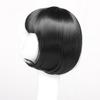 Dámské boboo paruky s ofinou Přirozený vzhled Hedvábný krátký příčesek s dlouhou životností Móda Nadýchaná černá/hnědá paruka Pokrývka hlavy Produkt do vlasů