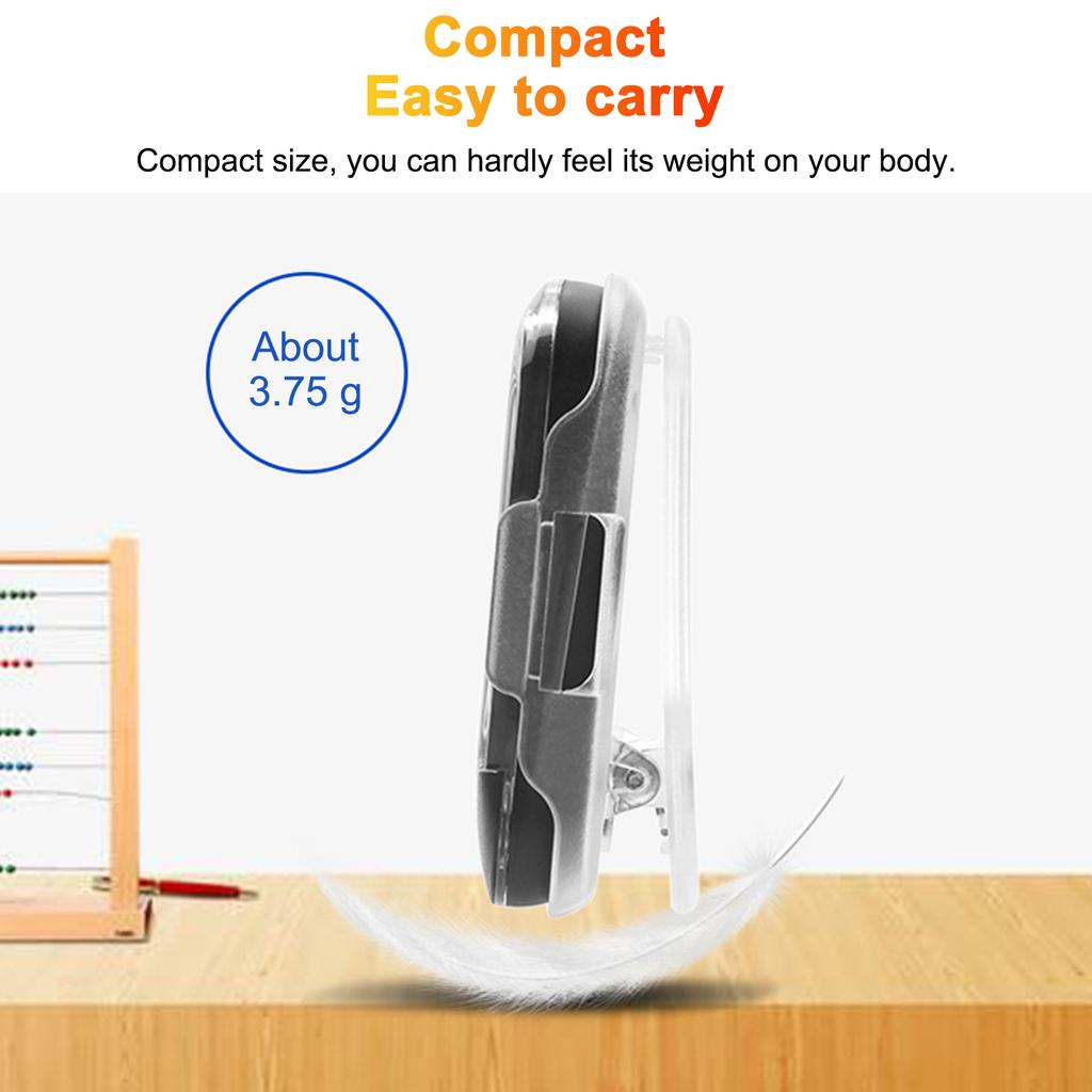 Pedometer with Lanyard 7 Days Memory Steps Burning Calories Walking Distance Miles Kilometers LCD Pedometer