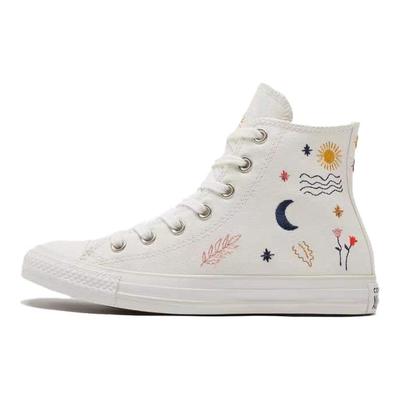 Chuck Taylor All Star High Its Okay To Wander Women Sneakers Cream Egret Vintage-White 571079C