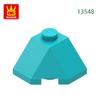 Non-Toxic 122Pcs/Lot 13548 Slope Roof Tile 2X2X1 Dots Block Moc Color Accessories Compatible With Brick Diy Children'S Toy Assembly Parts