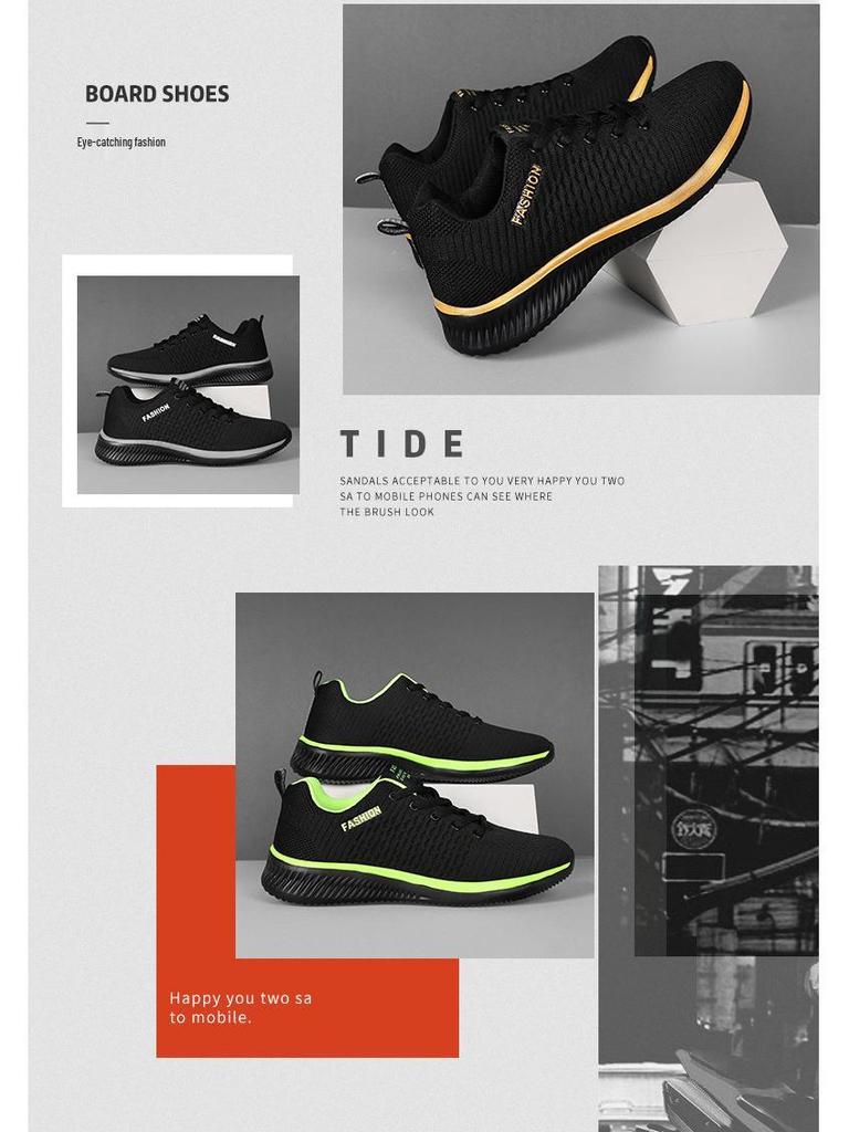 Übergröße Unisex Leichte Atmungsaktive Herbst 2025 Sneaker zum Laufen