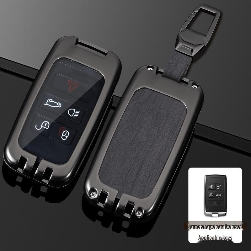 Land Rover Key Case for Range Rover, Defender, Velar, Evoque, Discovery 4, Freelander, and Discovery 5 - Metal Car Key Bag.