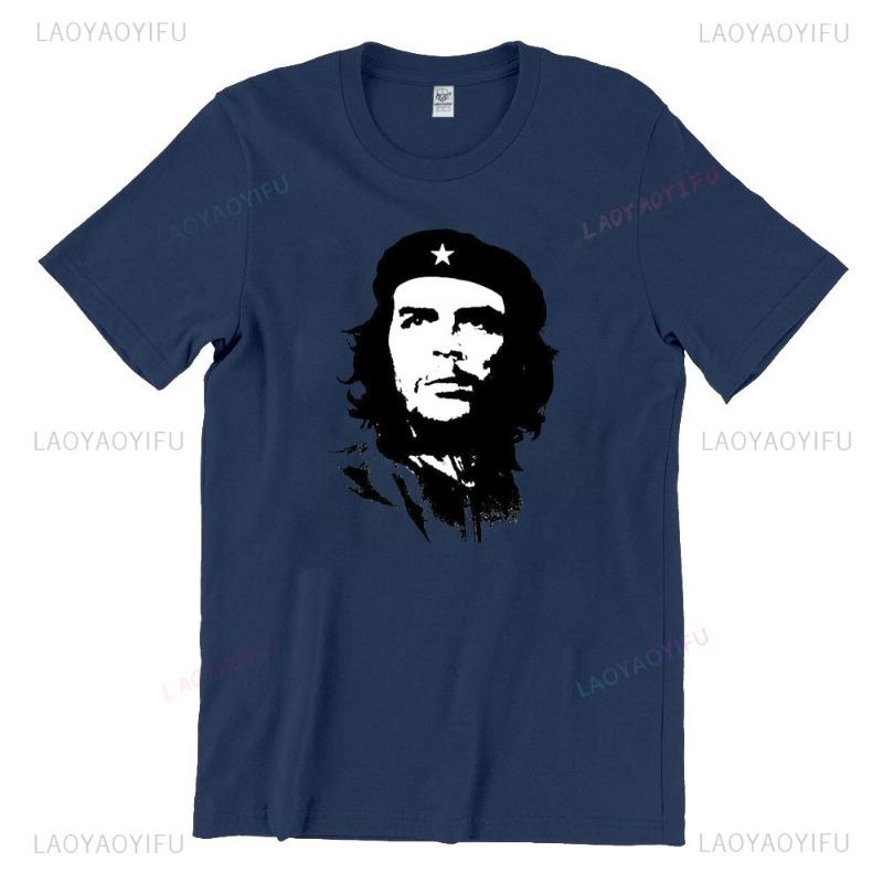 Tričko Che Guevara Rebelové Kubánské Tričko Guerrilla Revoluce Tričko Ležérní Krátký Rukáv Pánské Vysoce Kvalitní Tričko Bavlna Volné Topy
